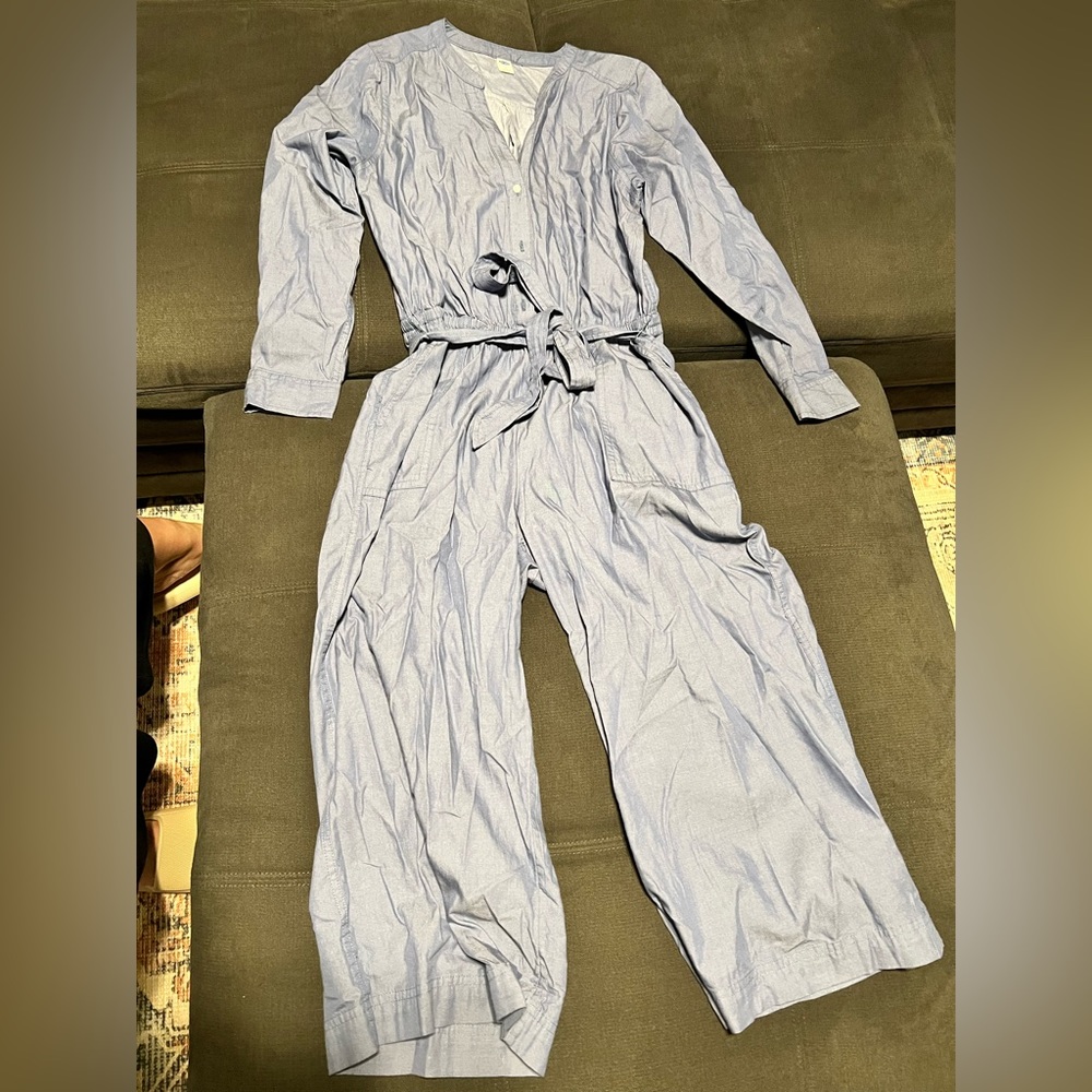 Chambray jumpsuit